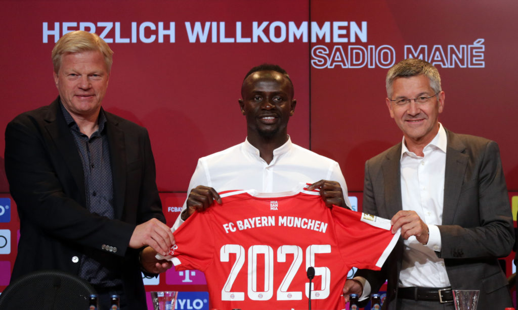 FC Bayern Muenchen Unveils New Signing Sadio Mane