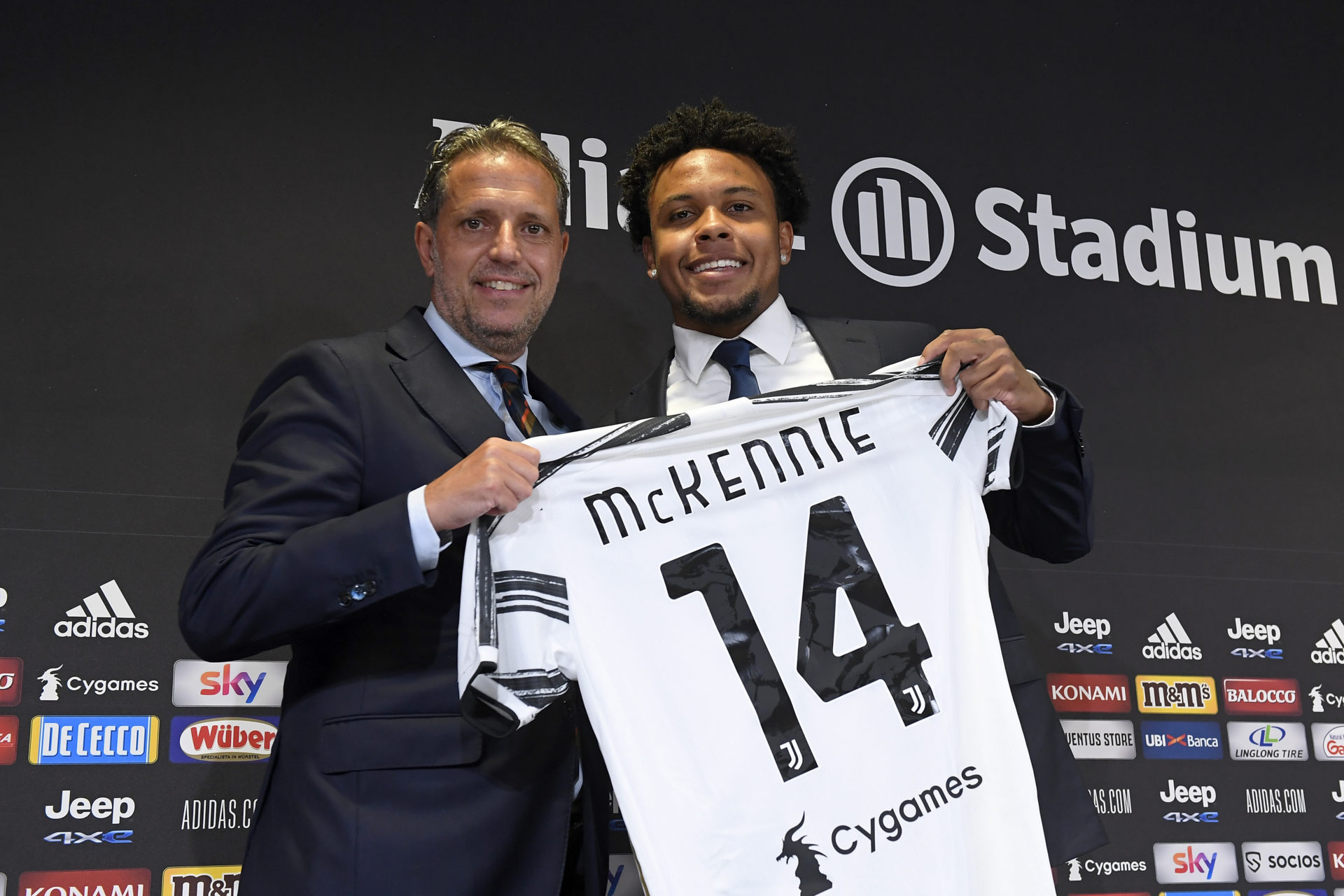 Juventus New Signing Weston McKennie Meeting With The Press