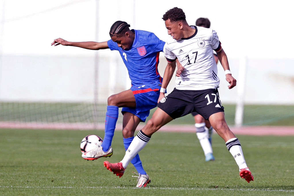 U16 England v U16 Germany - UEFA Development Tournament