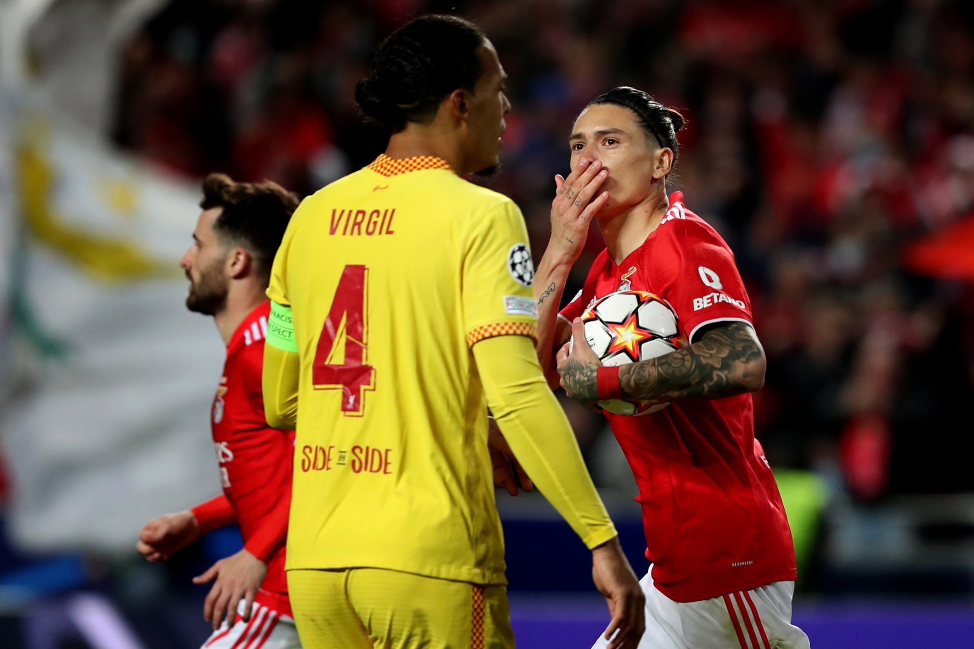SL Benfica v Liverpool FC Quarter Final Leg One - UEFA Champions League