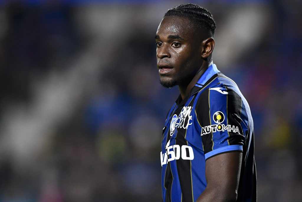 Duvan Zapata of Atalanta BC looks on during the Serie A