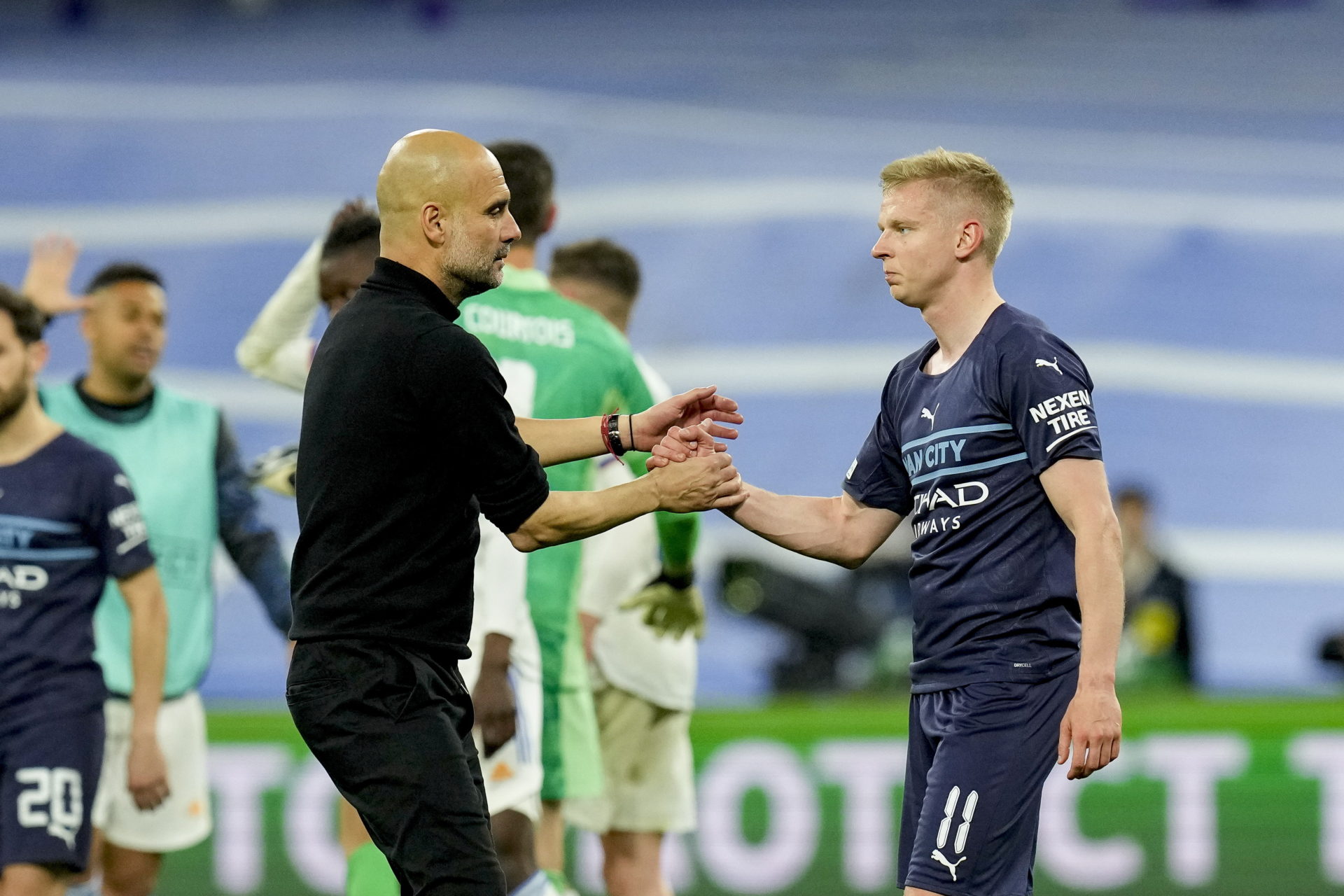 Pep Guardiola thanks Oleksandr Zinchenko for his efforts before Arsenal  move