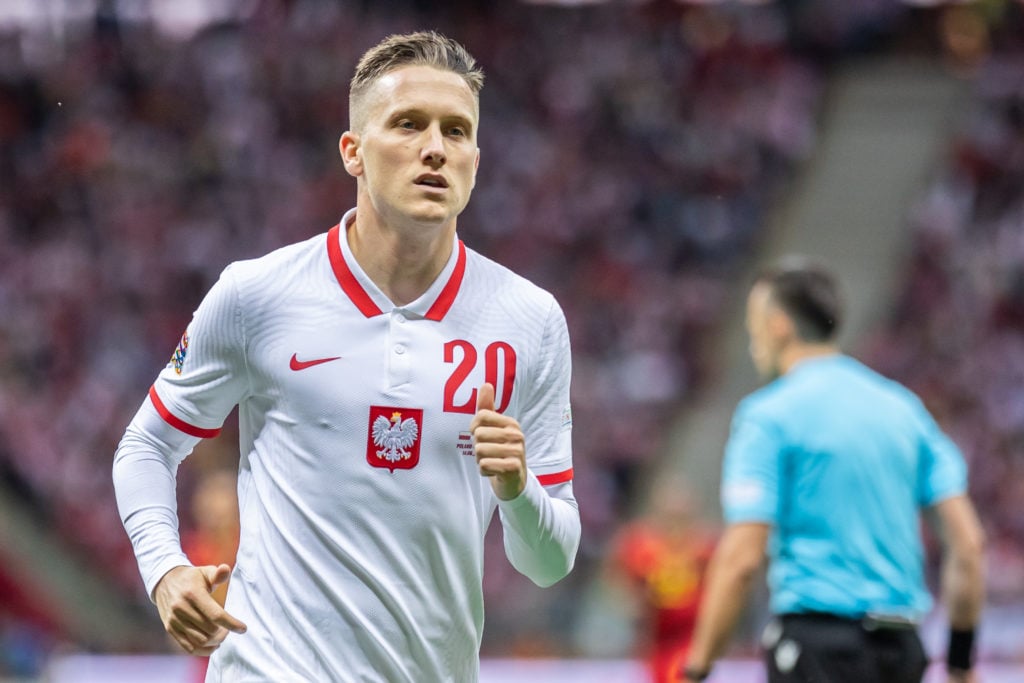 Piotr Zielinski of Poland seen in action during the UEFA