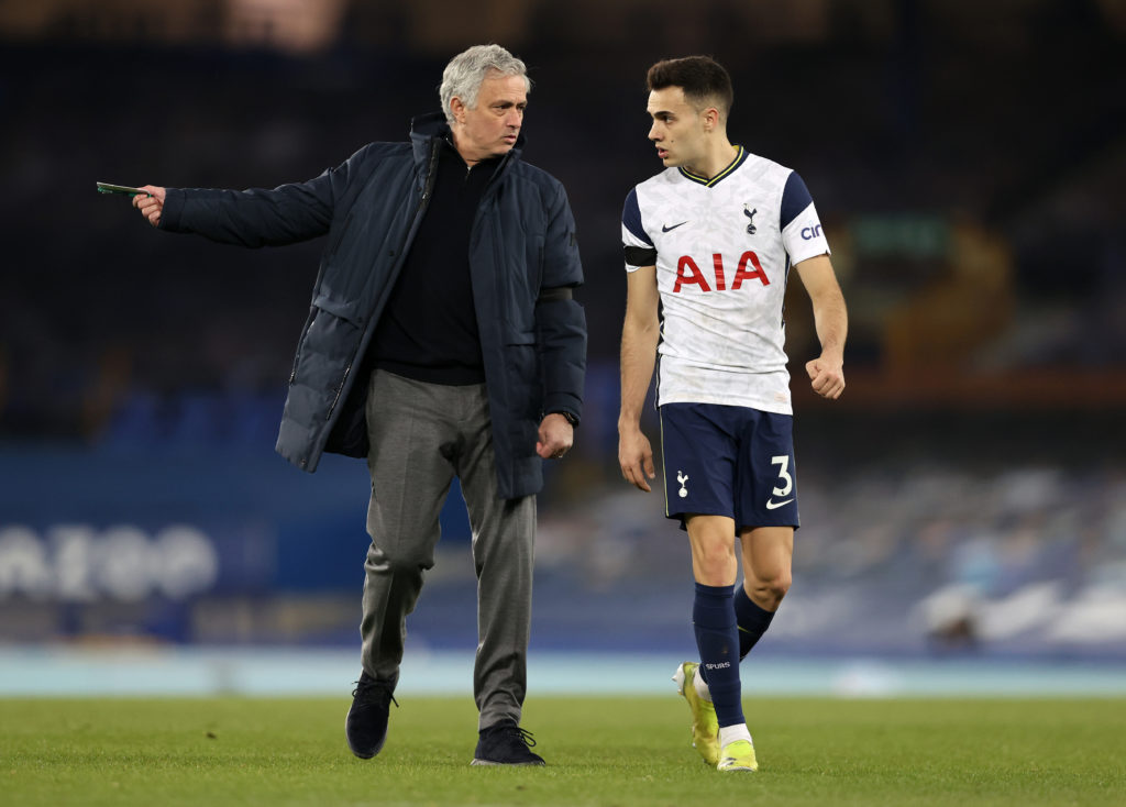 Sergio Reguilon Jose Mourinho Tottenham AS ROmA