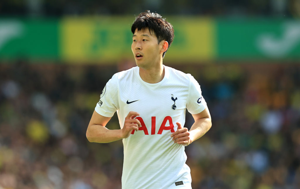 Son Tottenham training