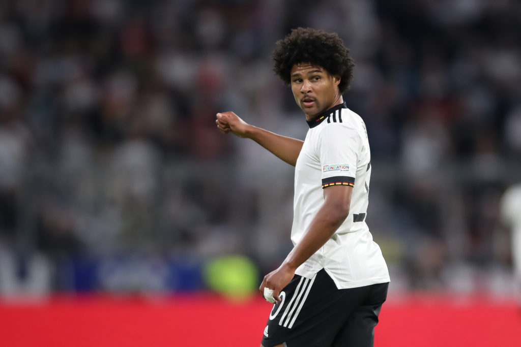 Serge Gnabry is on Arsenal's list