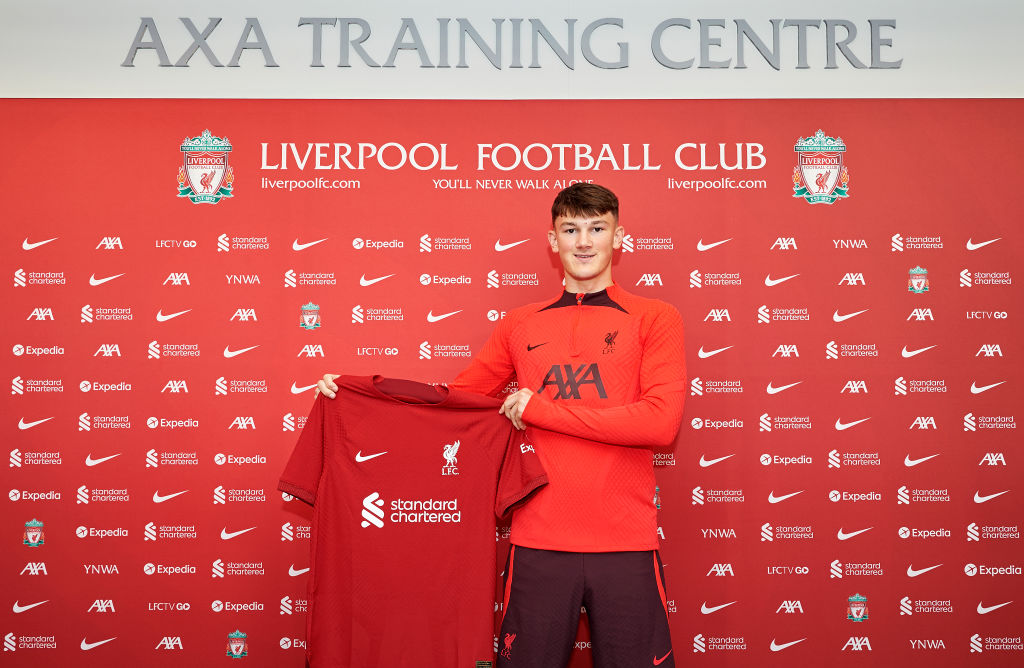 Liverpool Unveil New Signing Calvin Ramsay
