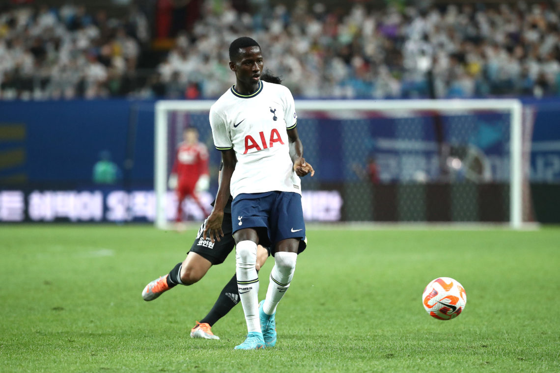 Pape Matar Sarr now posts five-word message on Twitter after finally making Tottenham debut