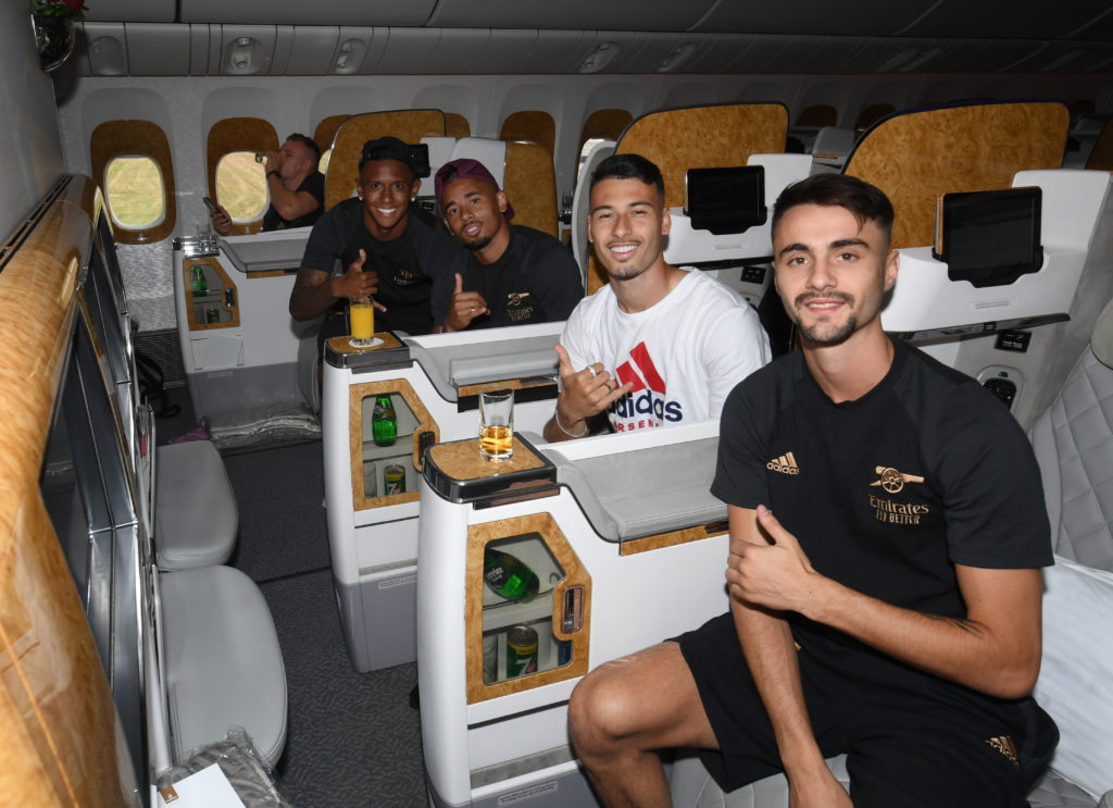 Gabriel Jesus on Fabio Vieira