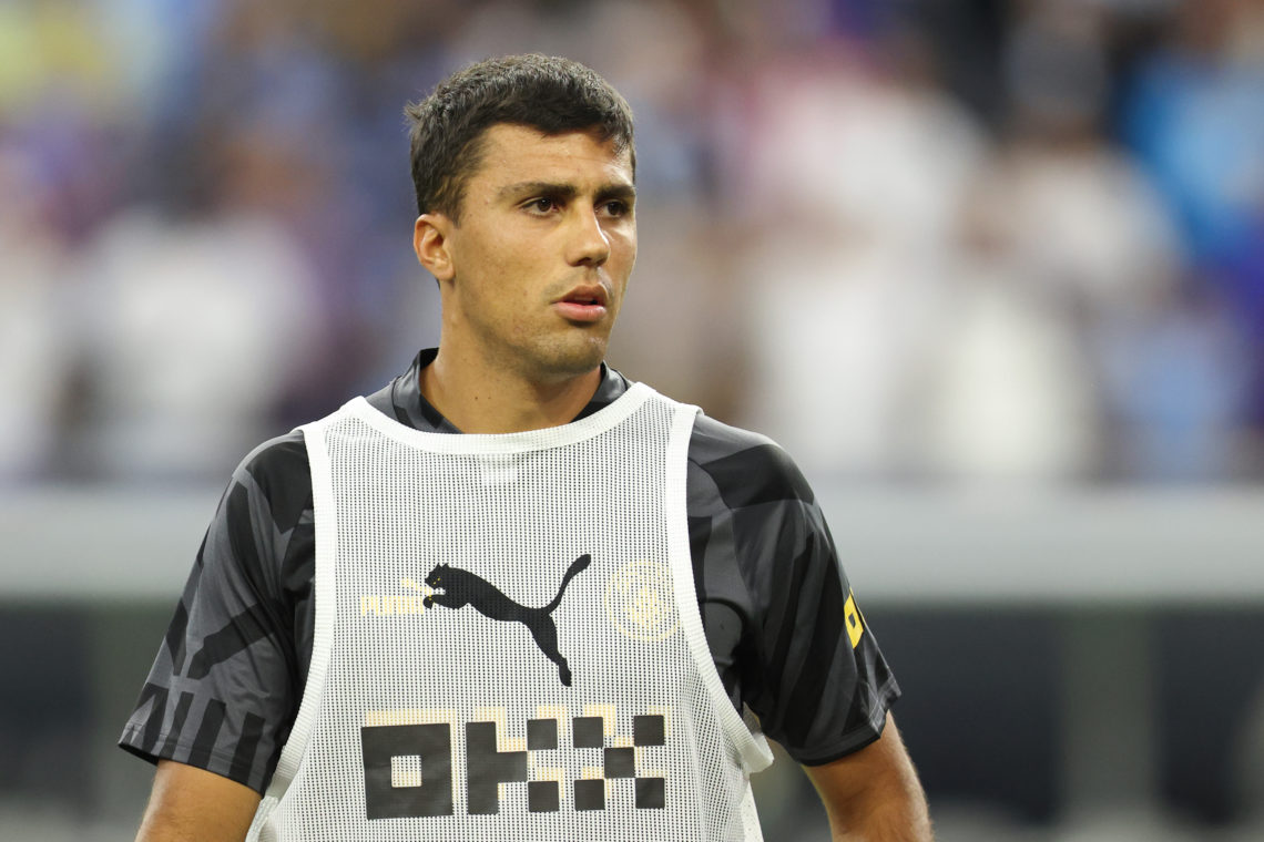 'Not just': Rodri now makes big claim about Arsenal and Tottenham in the Community Shield final programme