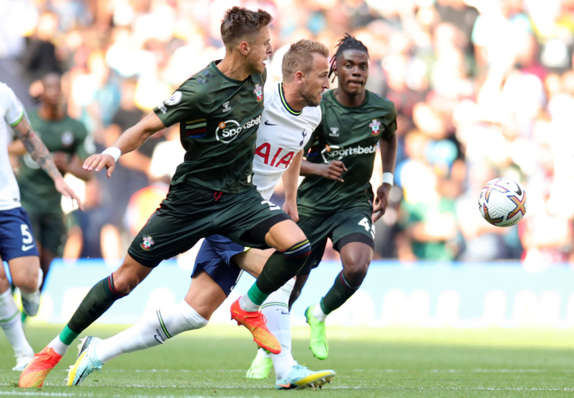 'Kane was not happy': Sky pundit spots Tottenham star fuming with teammate v Southampton