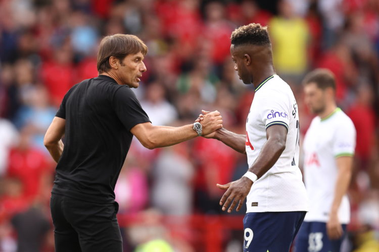 Antonio Conte did not look happy with 22-year-old Tottenham man vs Forest, but he was celebrating just moments later