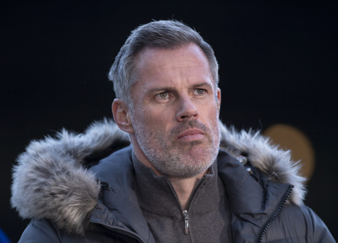 'He needs to wake up': Jamie Carragher tears into one Liverpool player v Manchester United before half-time