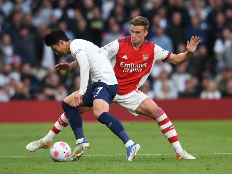 What Rob Holding said back in Arsenal's dressing room after getting sent off against Tottenham last season