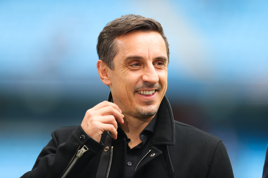 Neville says Arsenal were better than Manchester City at times