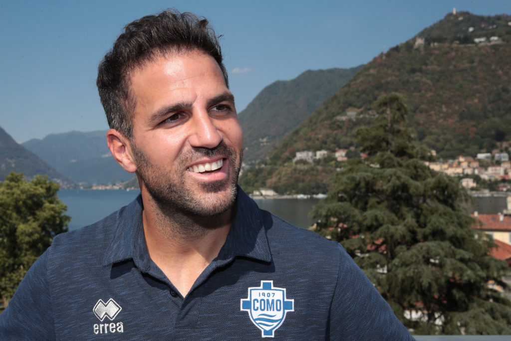 Como Calcio Unveil New Signing Cesc Fabregas