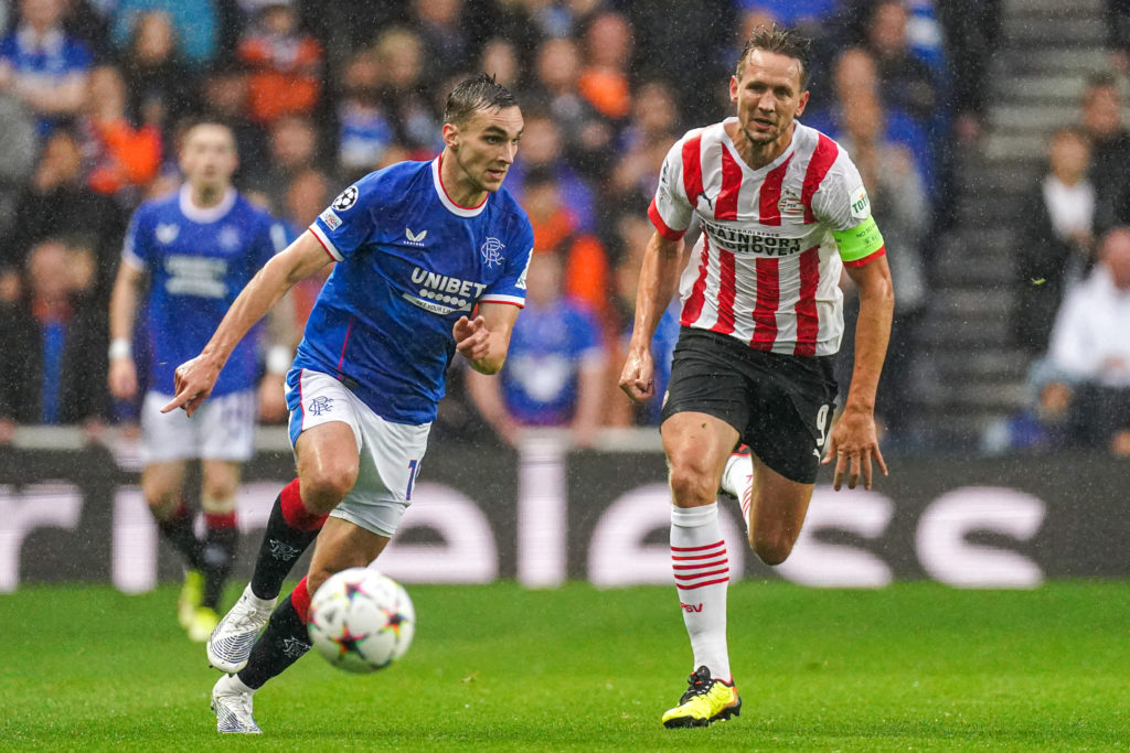 Glasgow Rangers v PSV Eindhoven - UEFA Champions League Play-Off First Leg