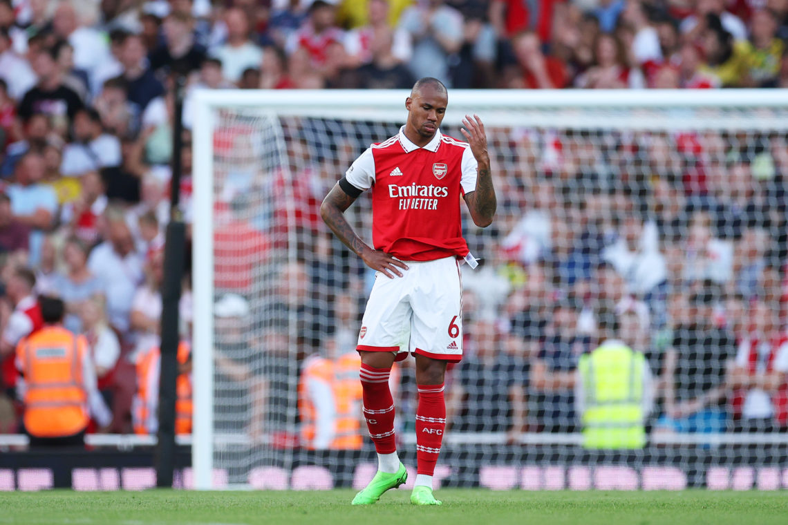 Jenas believes Saliba form for Arsenal has exposed Gabriel this season