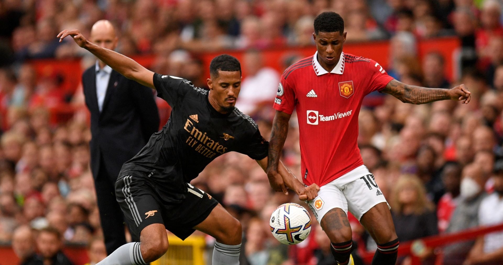 Ferdinand Doesn't Think Saliba Had A Good Game For Arsenal Vs Man United