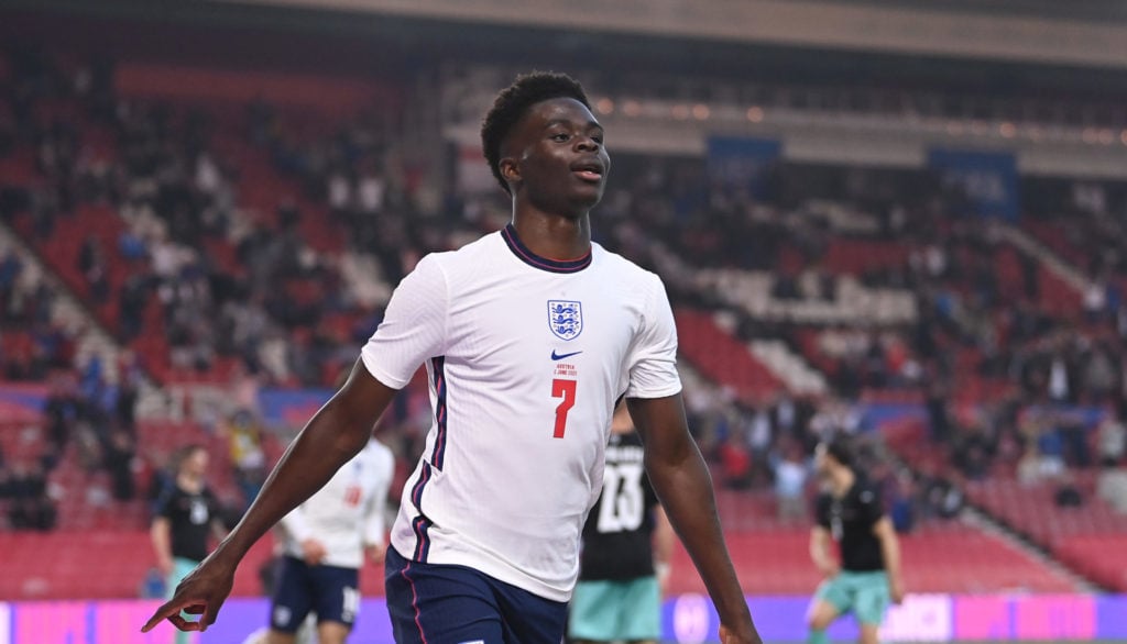 Italy legend Giorgio Chiellini has claimed that Arsenal winger Bukayo Saka is too fast for him.