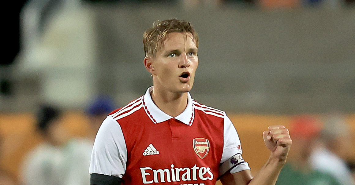 Thomas Frank says Arsenal captain Martin Odegaard is almost as good as Kevin De Bruyne