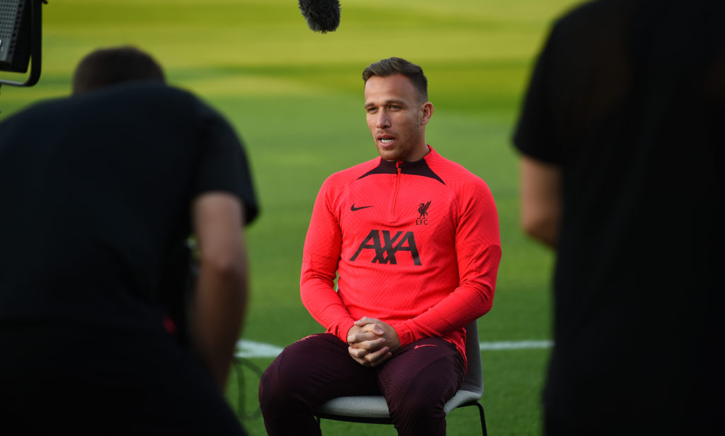 Liverpool Unveil New Signing Arthur Melo