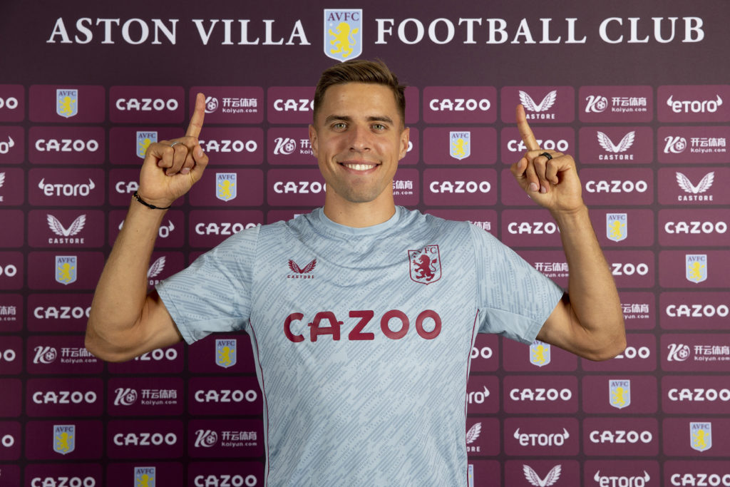 Aston Villa Unveil New Signing Jan Bednarek