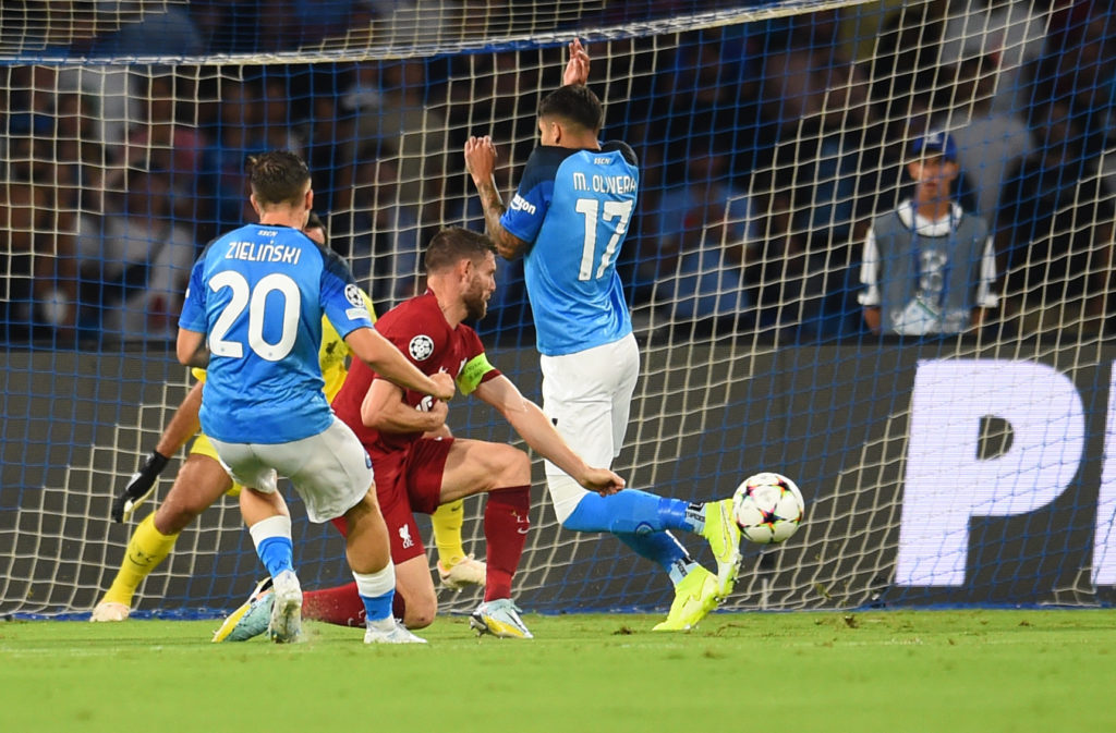 SSC Napoli v Liverpool FC: Group A - UEFA Champions League