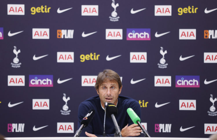 'He is improving a lot': Conte suggests he'll soon start Spurs player yet to feature from the off in 22/23