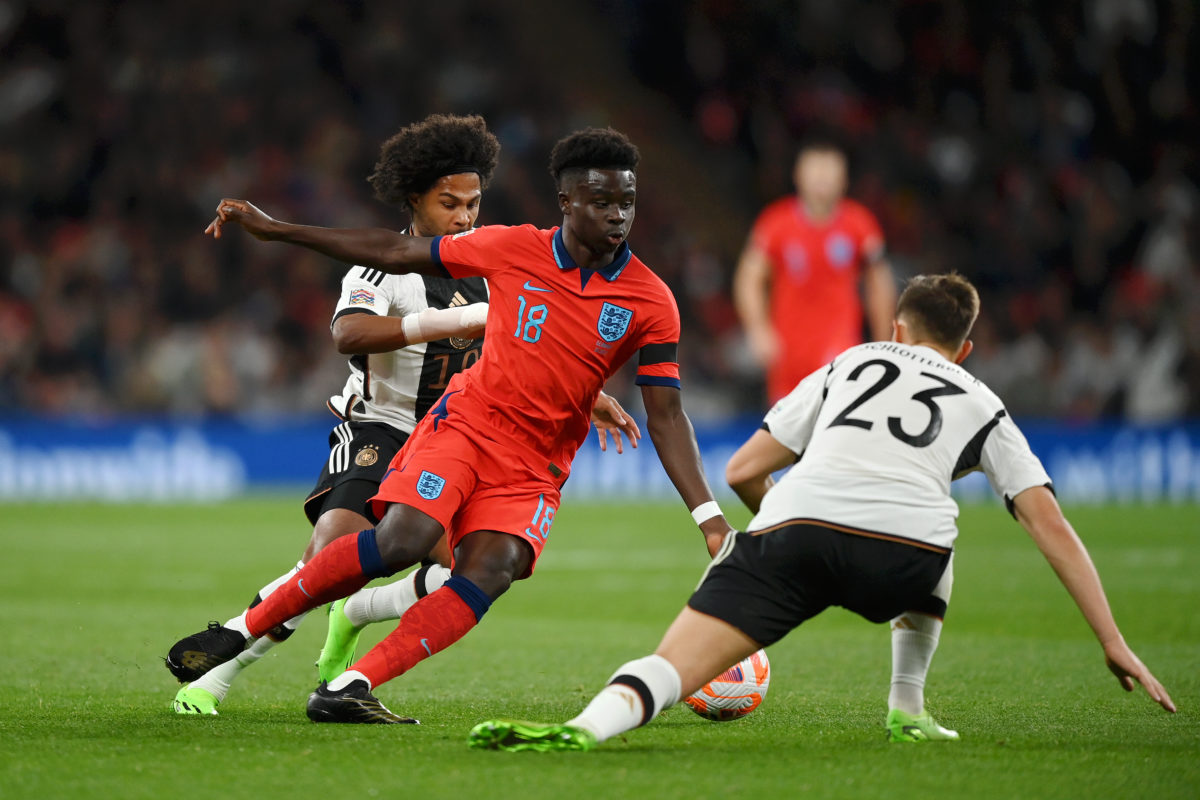 Pundit lauds excellent Bukayo Saka in England draw with Germany