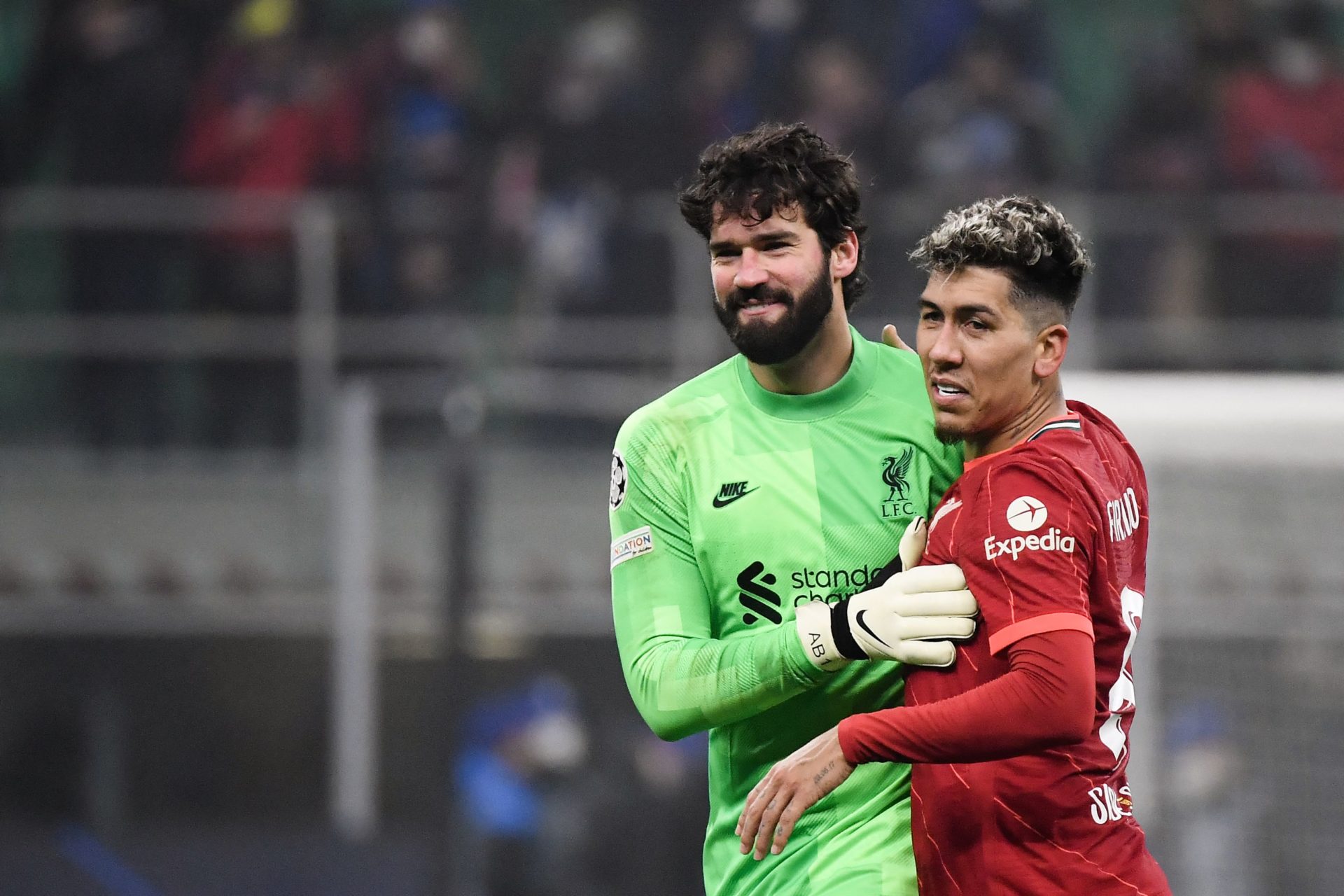 Liverpool FC - Roberto Firmino, Alisson Becker, Sadio Mané e