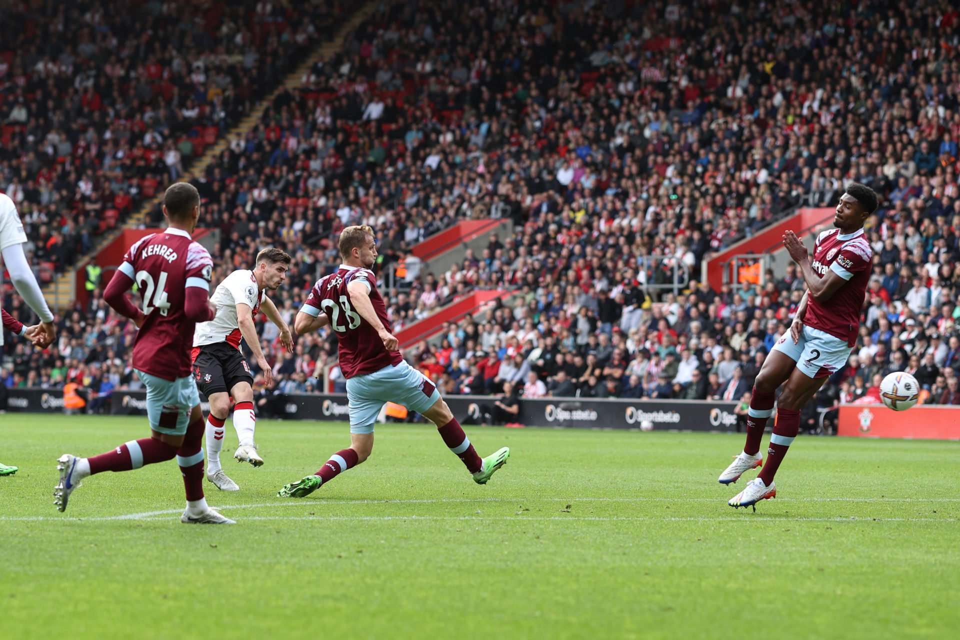 Michail Antonio shares what the referee said after Southampton scored