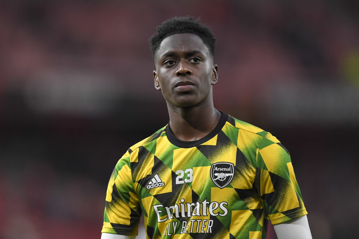 Albert Sambi Lokonga stormed straight down the tunnel after Arsenal lost to Manchester City