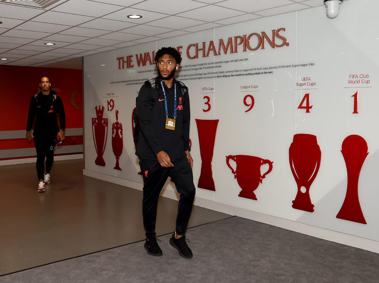 Cascarino says Joe Gomez is not good enough to cover Alexander-Arnold