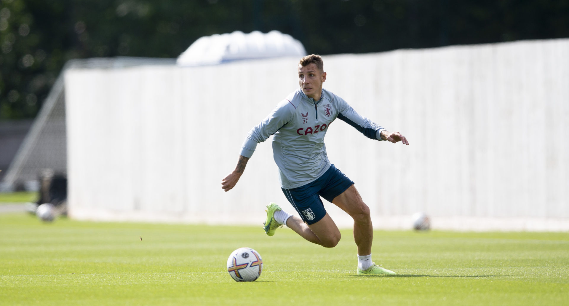 Aston Villa Training and Press Conference