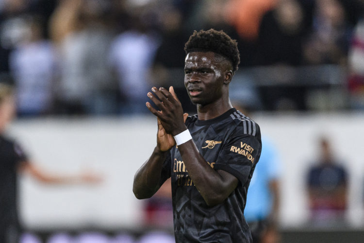 Manchester City are keeping a 'close eye' on Arsenal star Bukayo Saka - journalist