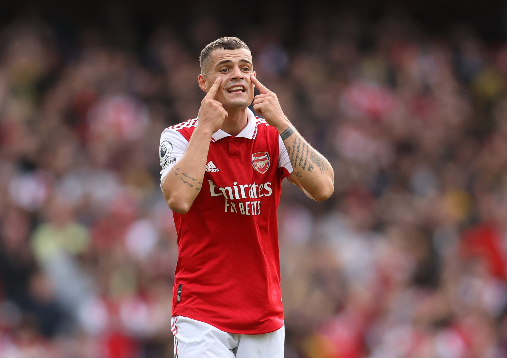 MIchael Dawson on Granit Xhaka