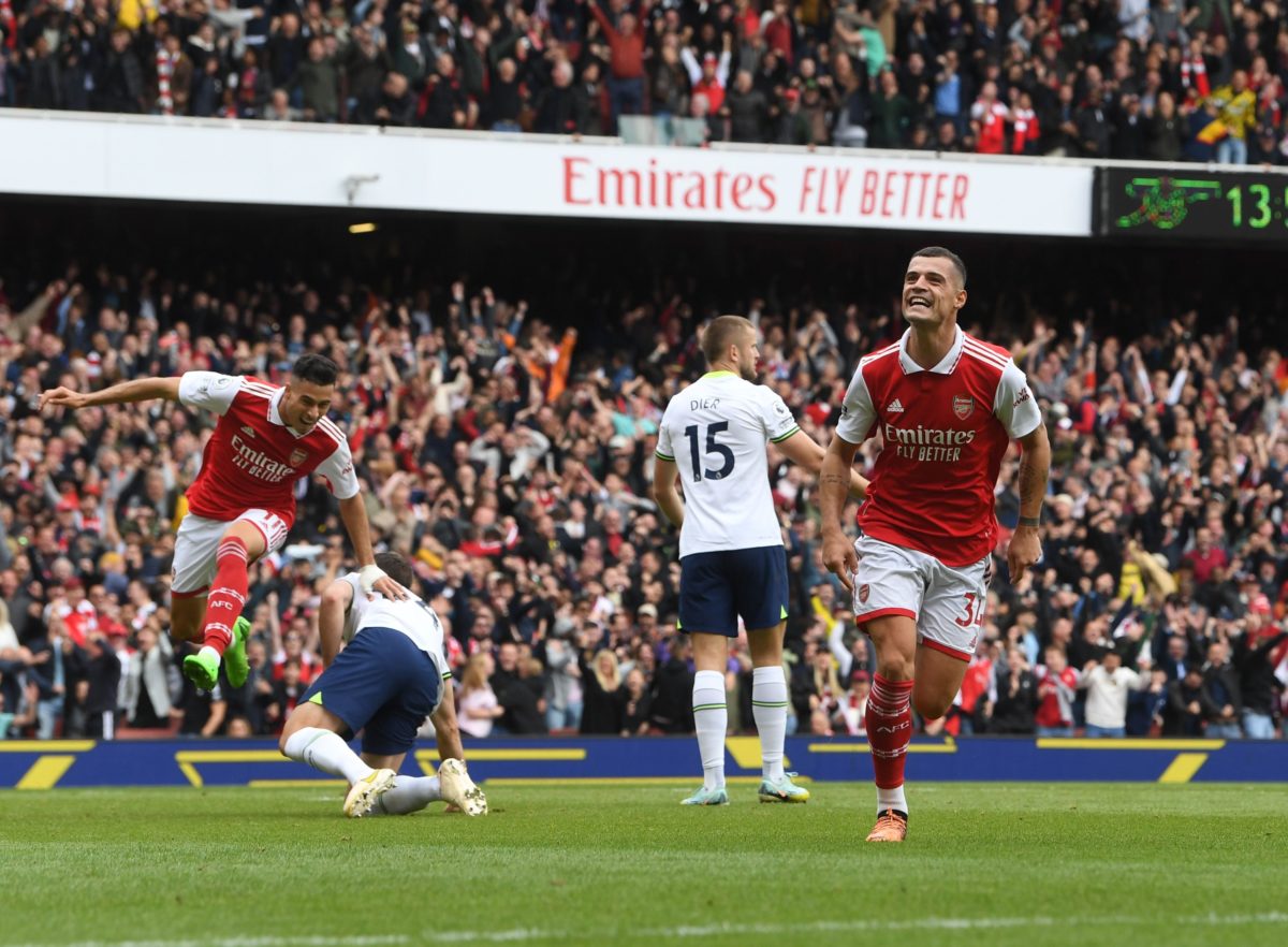 Aaron Ramsey posts reaction to Granit Xhaka's display in Arsenal win