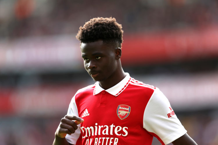 Report: Arsenal worried about Manchester City interest in Bukayo Saka