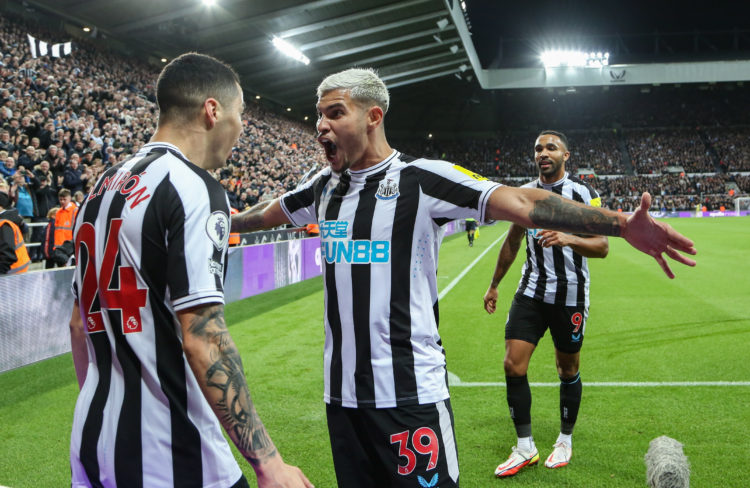'Amazing': Bruno Guimaraes has been left very impressed by Newcastle United teammate