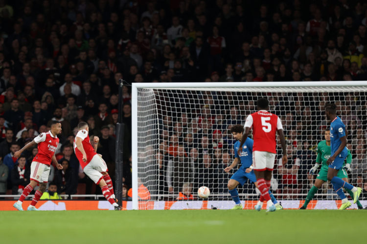 Report: 21-year-old Arsenal player's first touch really annoyed Granit Xhaka at one stage last night