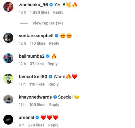 Khayon Edwards lauds Bukayo Saka on Instagram after Arsenal beat Leeds