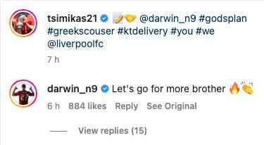 Nunez sends Tsimikas message