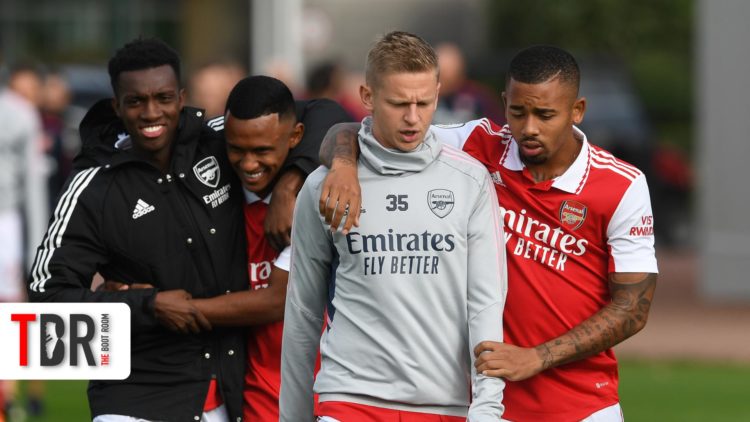 Oleksandr Zinchenko and Gabriel Jesus