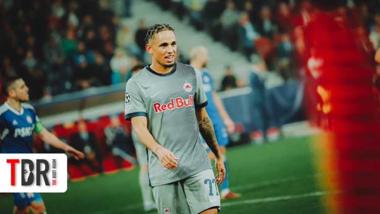 Noah Okafor of FC Salzburg