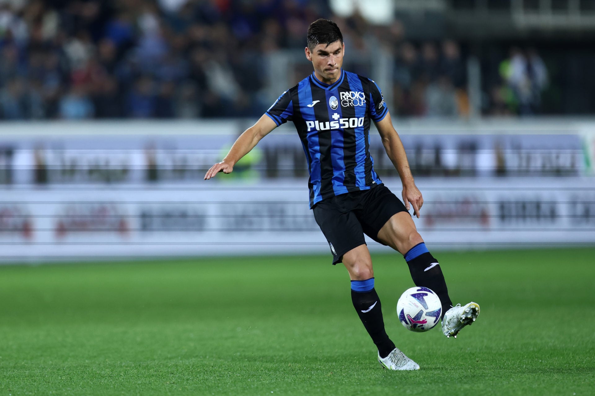 Ruslan Malinovskyi of Atalanta Bc in action during the Serie