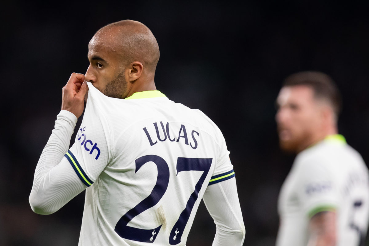 Tottenham boss Conte says nobody is talking about Lucas Moura's fitness struggles