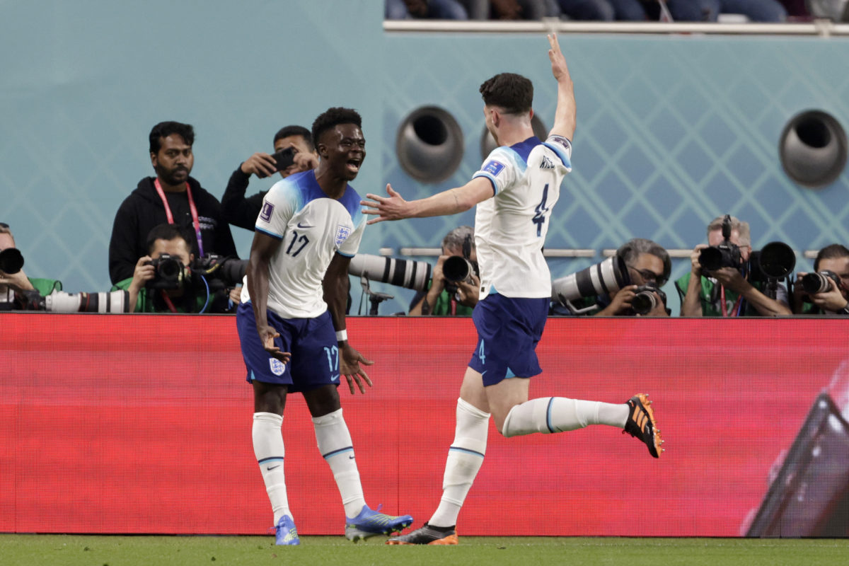 'It's unbelievable': Declan Rice shares what he thinks of Bukayo Saka after seeing him in England training