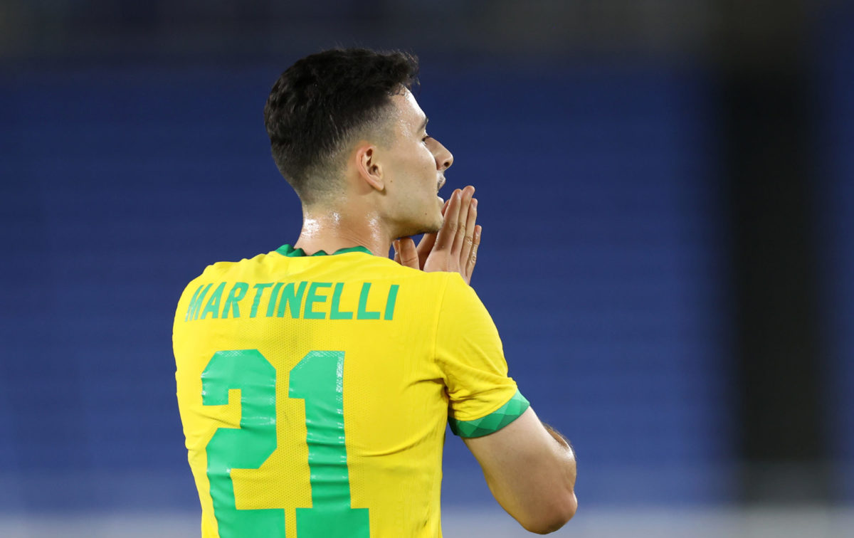 Brazil Boss Tite Raves About Arsenal Winger Gabriel Martinelli