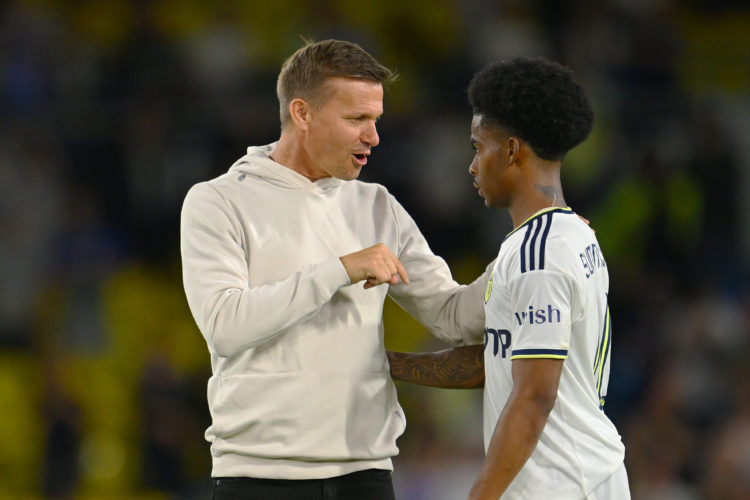 'Watching him': Jesse Marsch says he's warned 21-year-old Leeds United player in training in front of whole squad